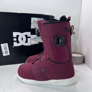 DC Lotus Boa Snowboard Boots Wine/Black ADJ0100033 Women’s 7 NWB Snow Boots